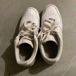 MENS Air Force 1s. HEAVILY WORN